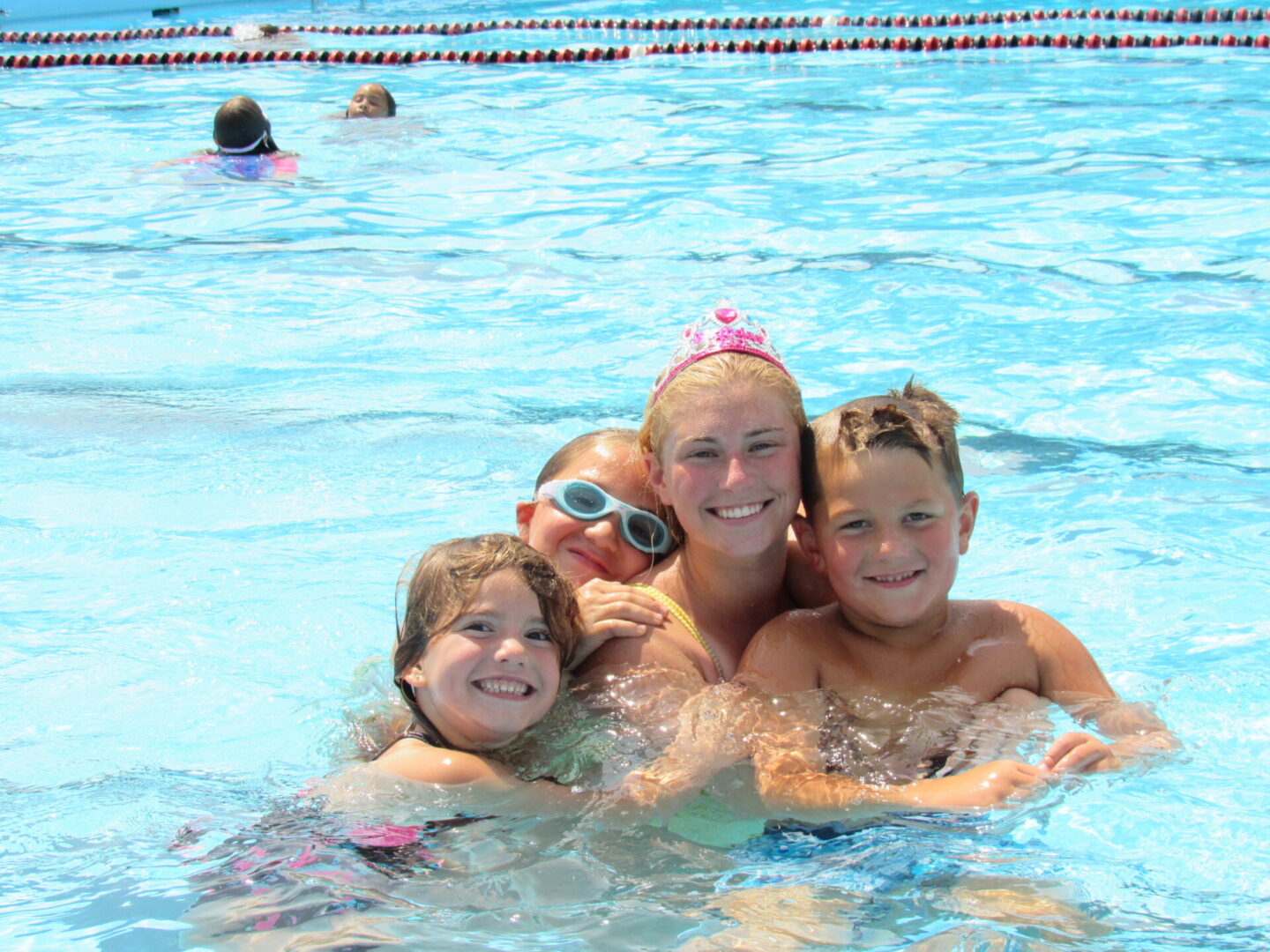 Home Page Mission Ariana with Kids in the Pool